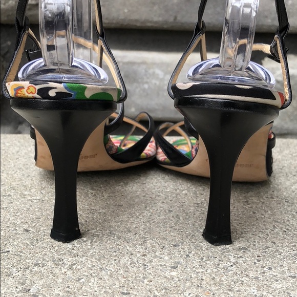 ⭐️HP🧜‍♀️Jimmy Choo Strappy Sandal RhinoChoo sz 40 - Picture 4 of 8